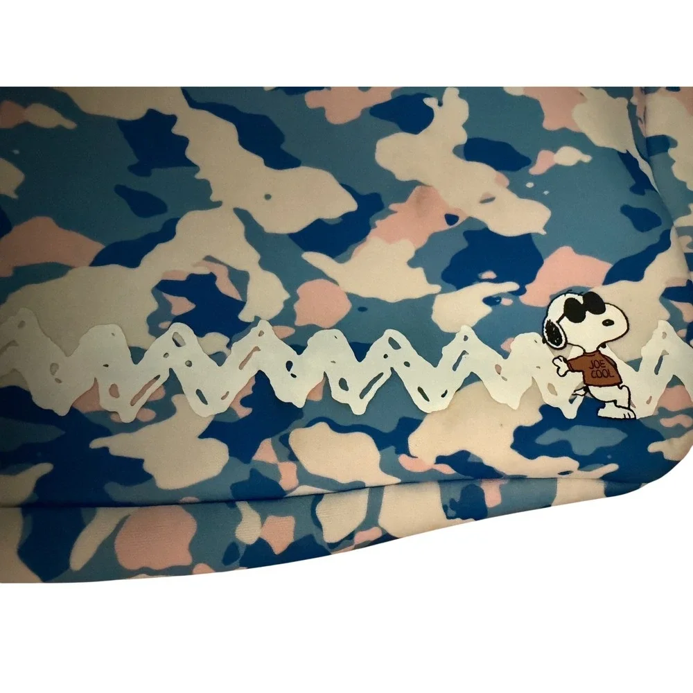 MYTAGALONGS‎ Snoopy Camouflage Backpack Blue Pink White Laptop Pocket